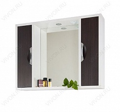 Водолей Мебель для ванной "Габи 100" венге/белый – фотография-2